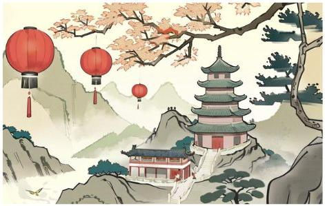 A_Poetry and literature flourishing in Tang Dynasty China with classical works