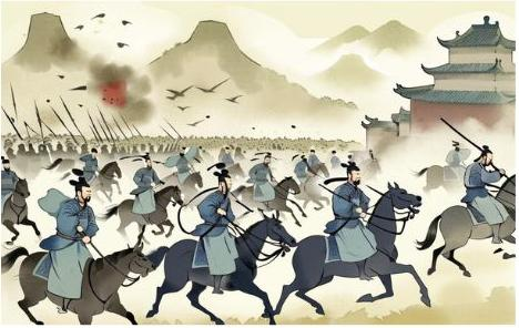 A_Tang Dynasty military expansion wars and territorial growth depiction
